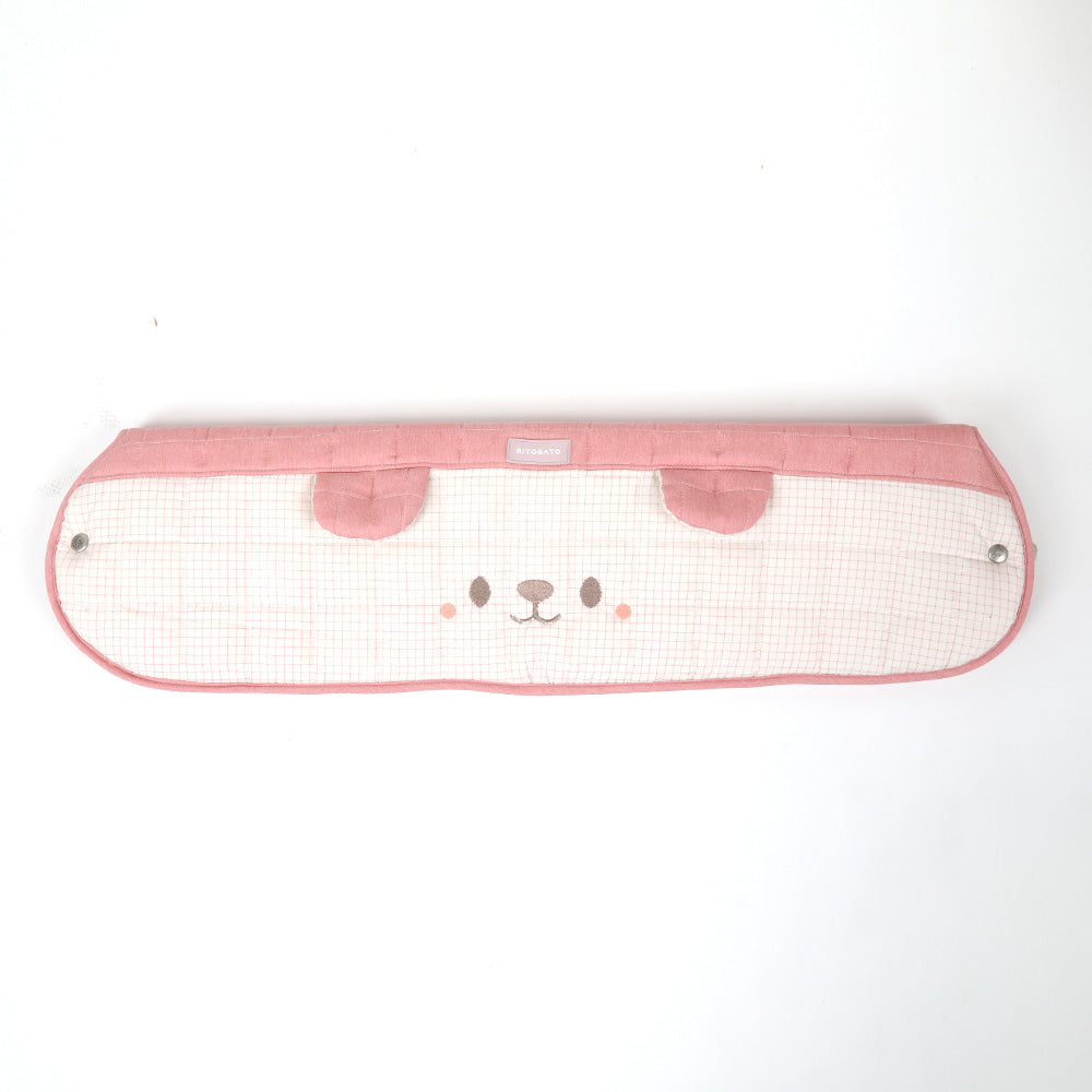 Ritogato Honeybuney Pet Cart Guard 小熊格仔款寵物推車圍邊 - 粉紅色