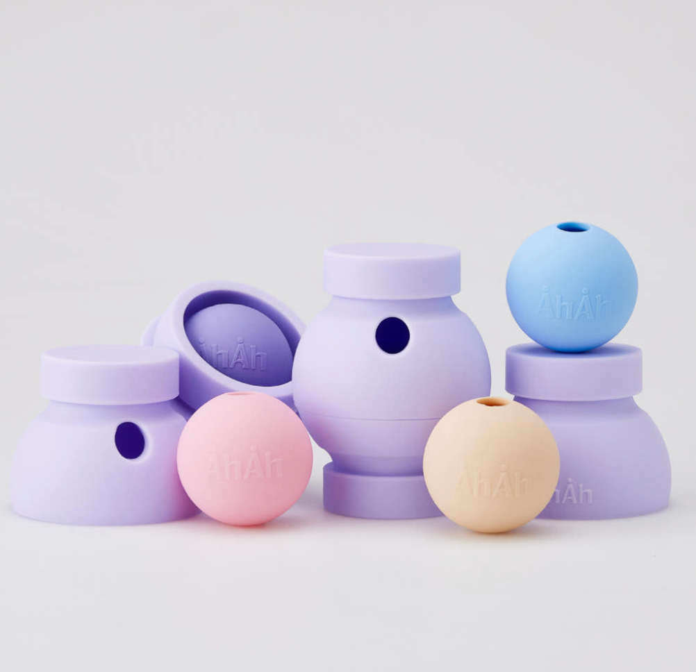 AHAHLAND 矽膠藏食玩具 silicone nosework toy - 點點 set