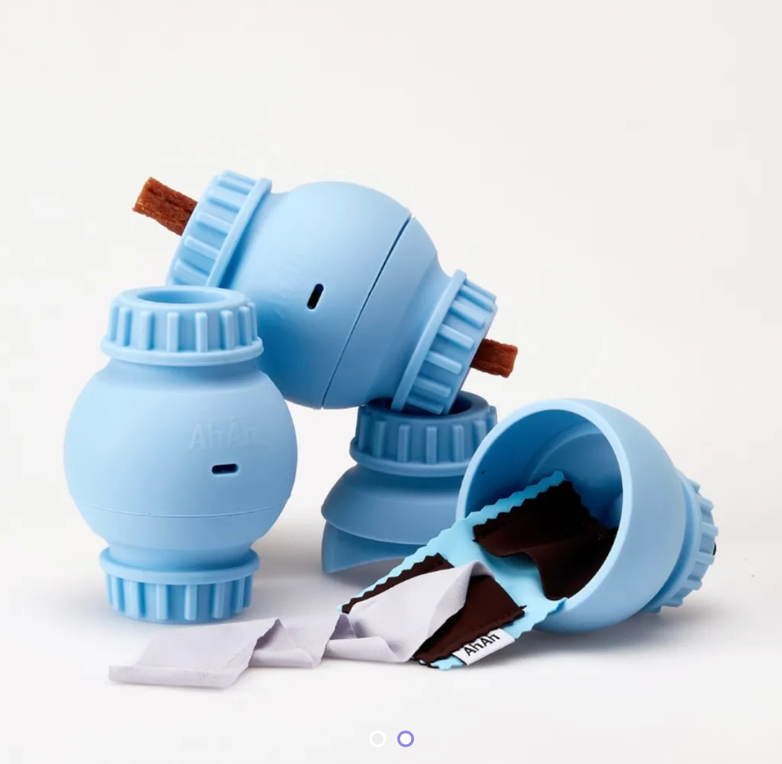 AHAHLAND 矽膠藏食玩具 silicone nosework toy - 刷刷 set