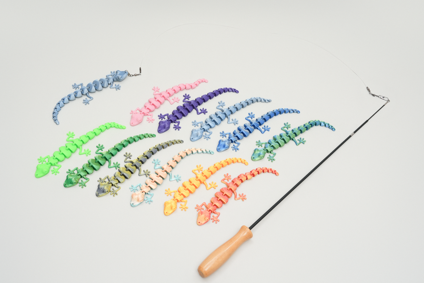 TeddyLand 泰國蜥蜴逗貓棒 lizard cat toy