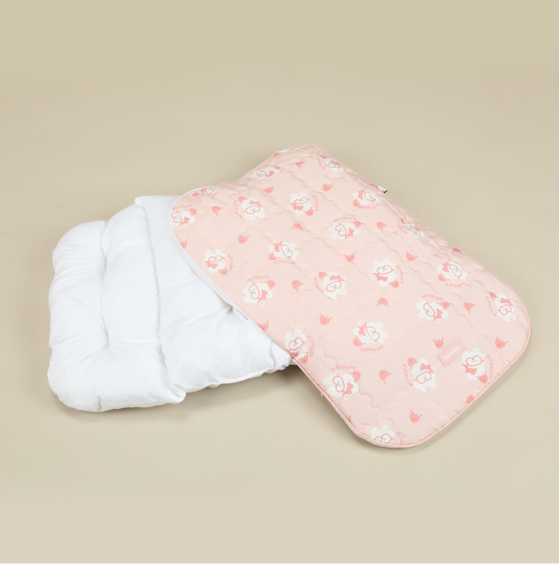 【預訂商品】Ritogato Forpe Rayon Cooling Double Mat 兩面用涼感寵物推車車墊 粉色