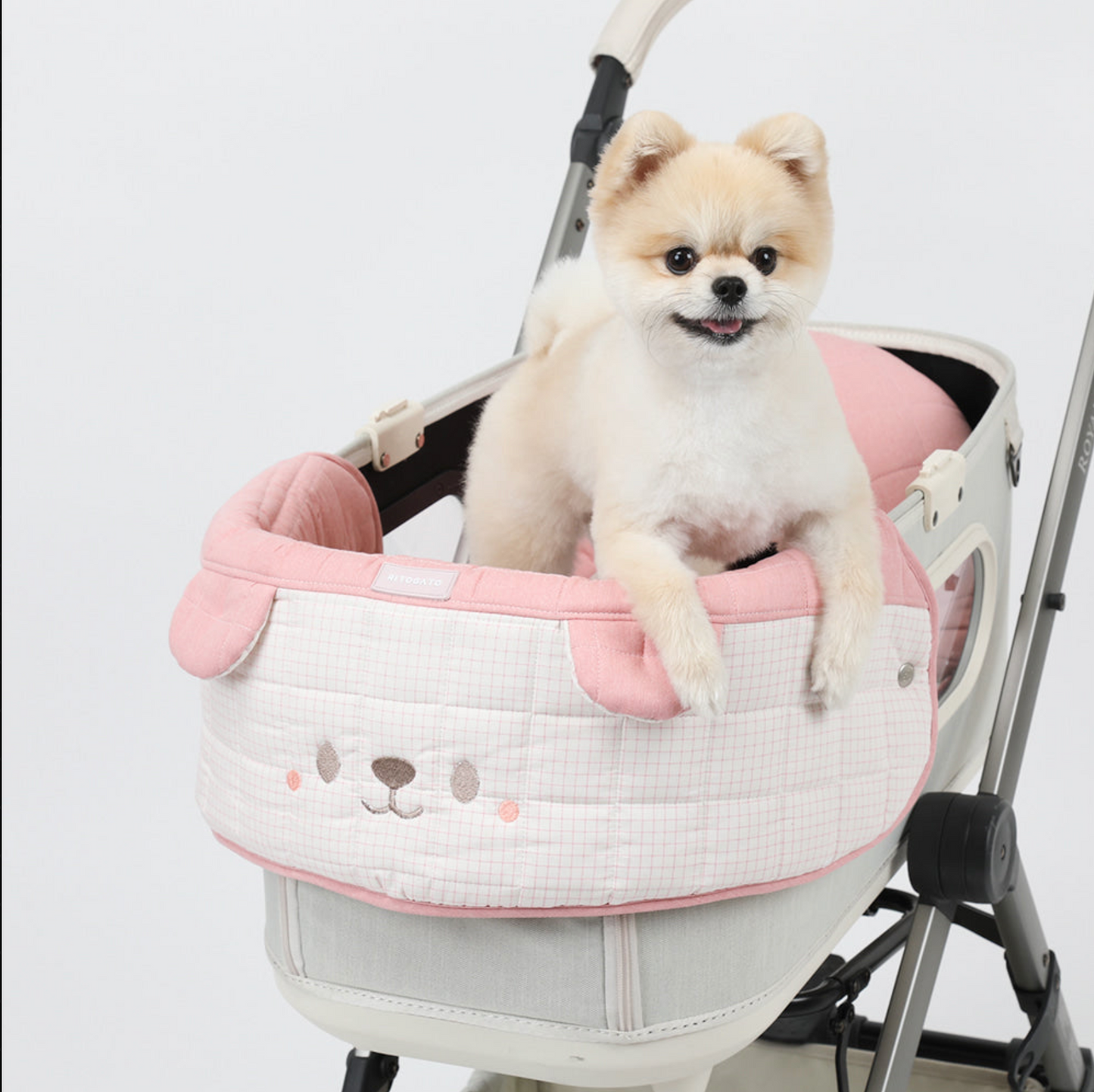 Ritogato Honeybuney Stroller Guard 寵物推車圍邊 小熊格仔款