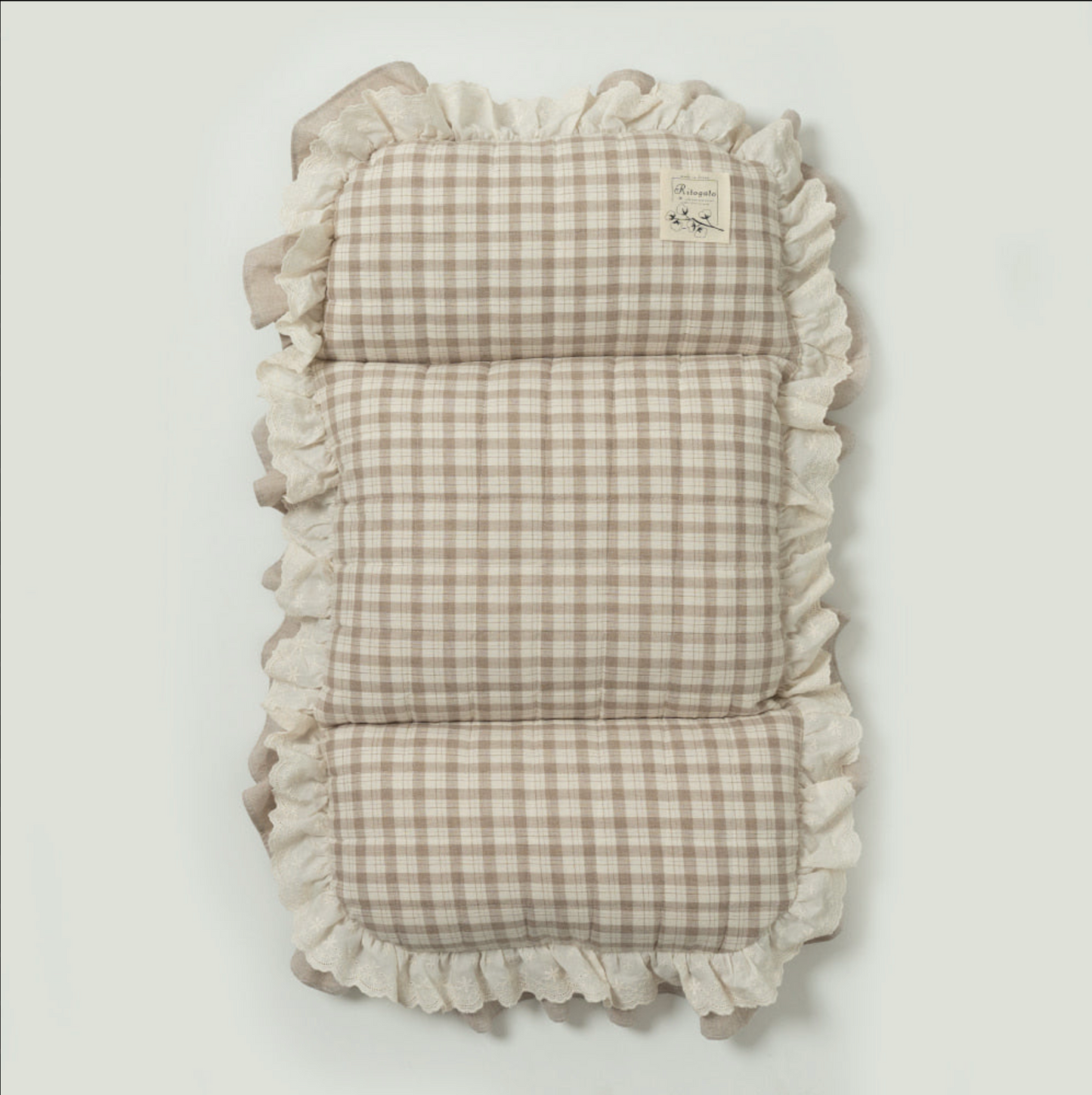 Ritogato Pawpaw Frill Stroller Cushion 寵物推車車墊 小熊喱士款