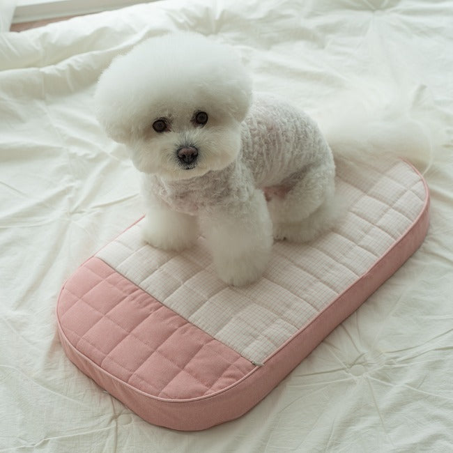 Ritogato Honeybuney Pet Cart Cushion 小熊格仔款寵物推車車墊套裝 - 粉紅色