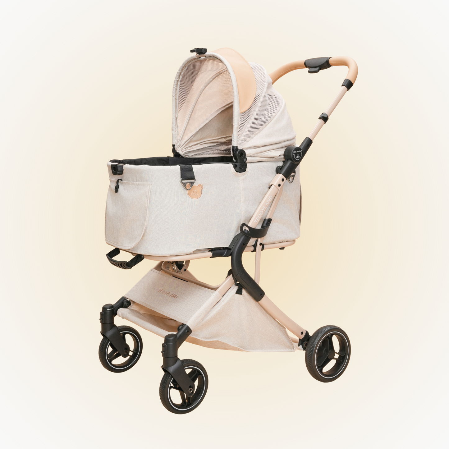 TeddyLand Elite 寵物手推車 Beige 杏色