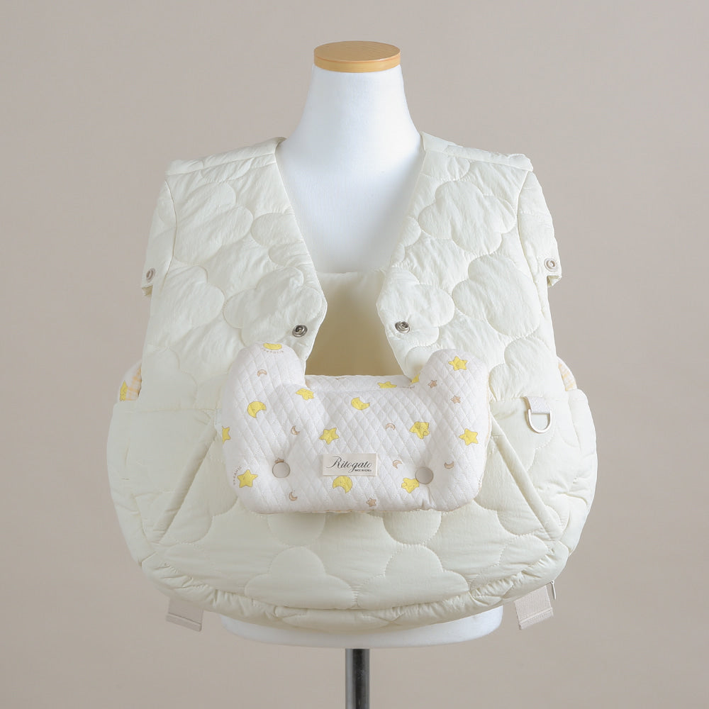 【Version 4】 Ritogato Voddly Cooloud Front Bag 前孭寵物袋 夏日透氣質料 杏色大格色