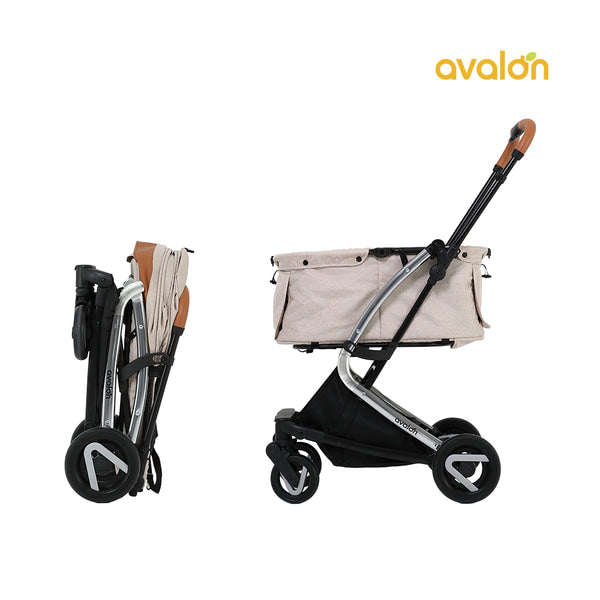 Avalon 韓國寵物手推車型格黑色 Stroller Black
