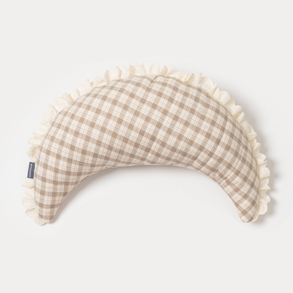 Ritogato Pawpaw Frill Pet Cart Half Moon Pillow小熊喱士款寵物半月枕 (三色)