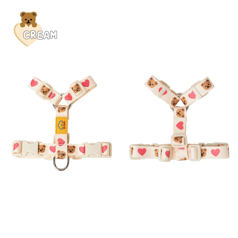 IMSUSU 心心熊仔H型胸背帶 Heart Bear H Harness