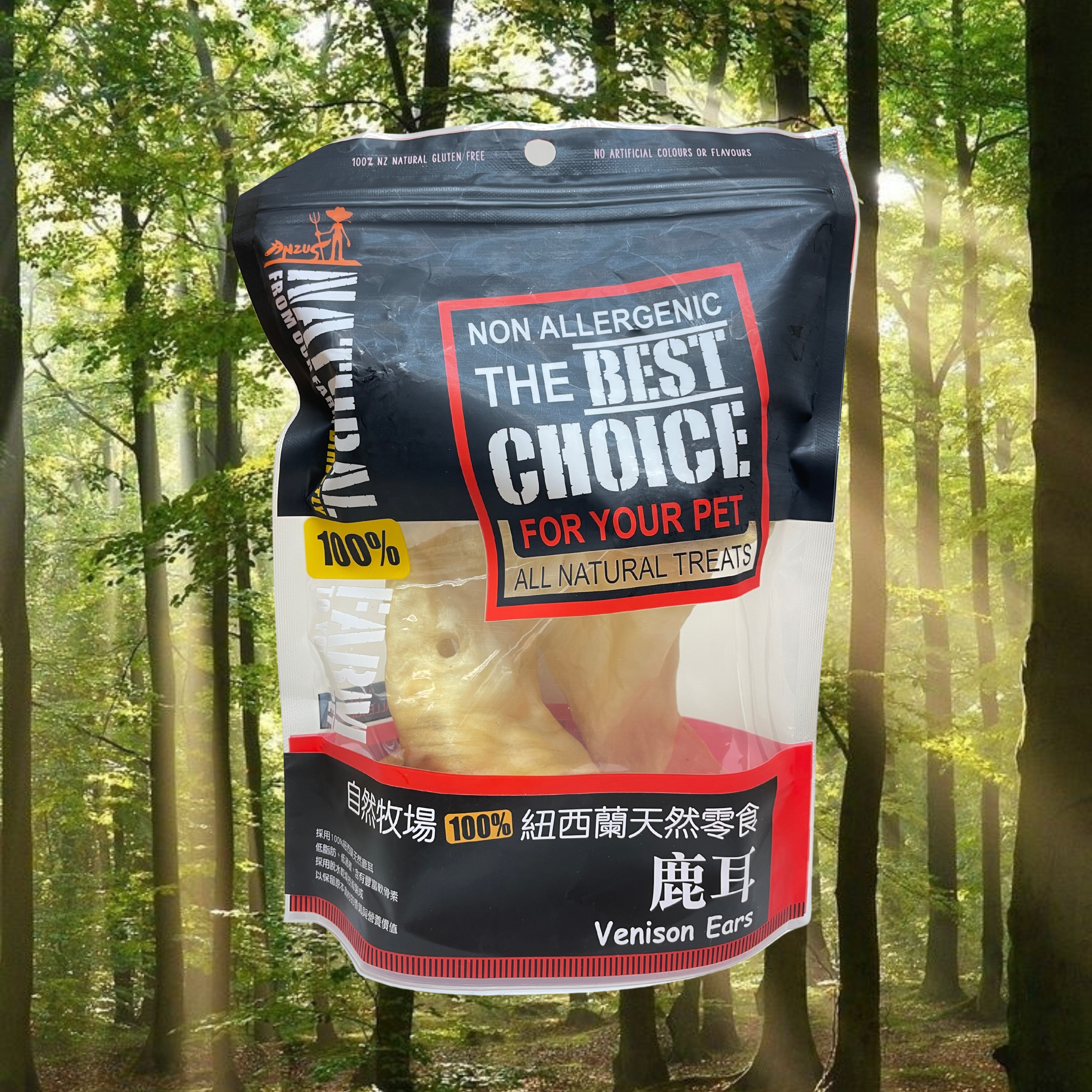 自然牧場 Natural Farm 天然寵物零食 鹿耳 Version Ears 100g