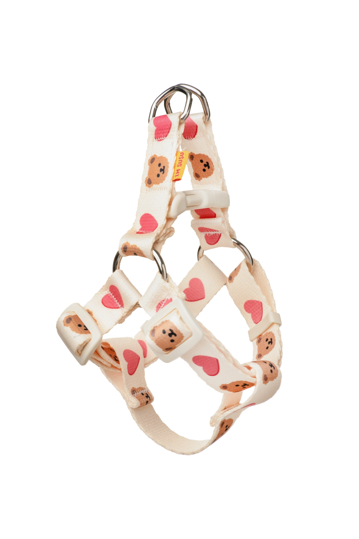 IMSUSU 心心熊仔Y型胸背帶 Heart Bear Y Harness