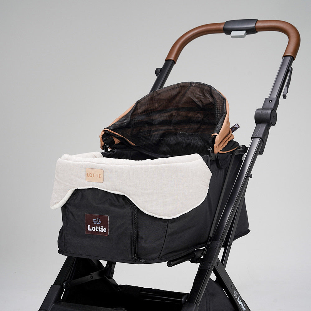 Rottie 寵物推車 米灰色車圍邊 Stroller Round