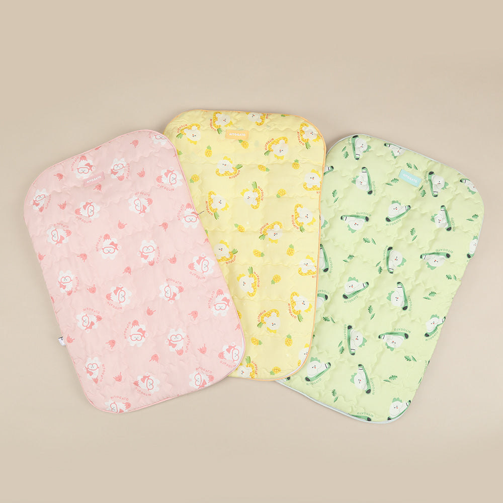 【預訂】Ritogato Forpe Rayon Cooling Double Mat 兩面用涼感寵物推車車墊套裝 - 綠色