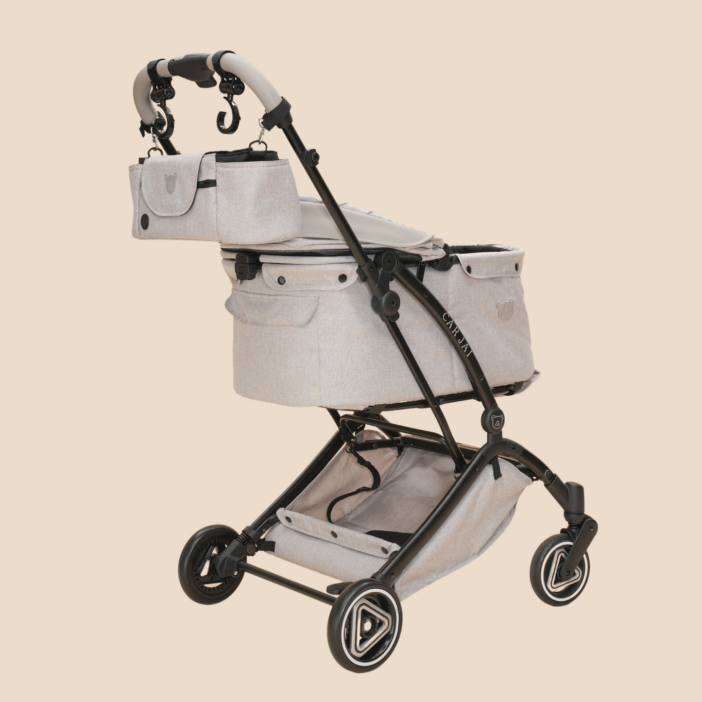 TeddyLand Classic 寵物手推車 Grey 灰色