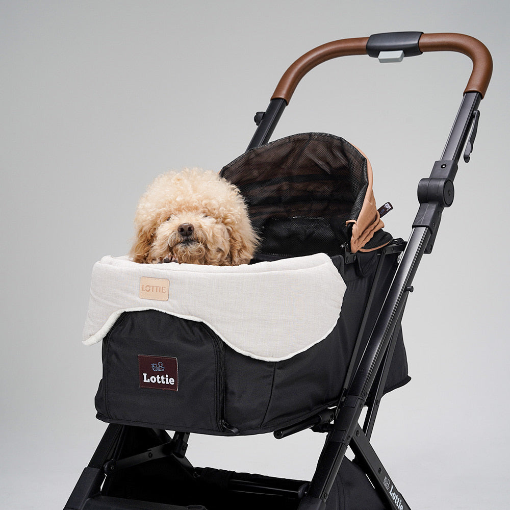 Rottie 寵物推車 米灰色車圍邊 Stroller Round