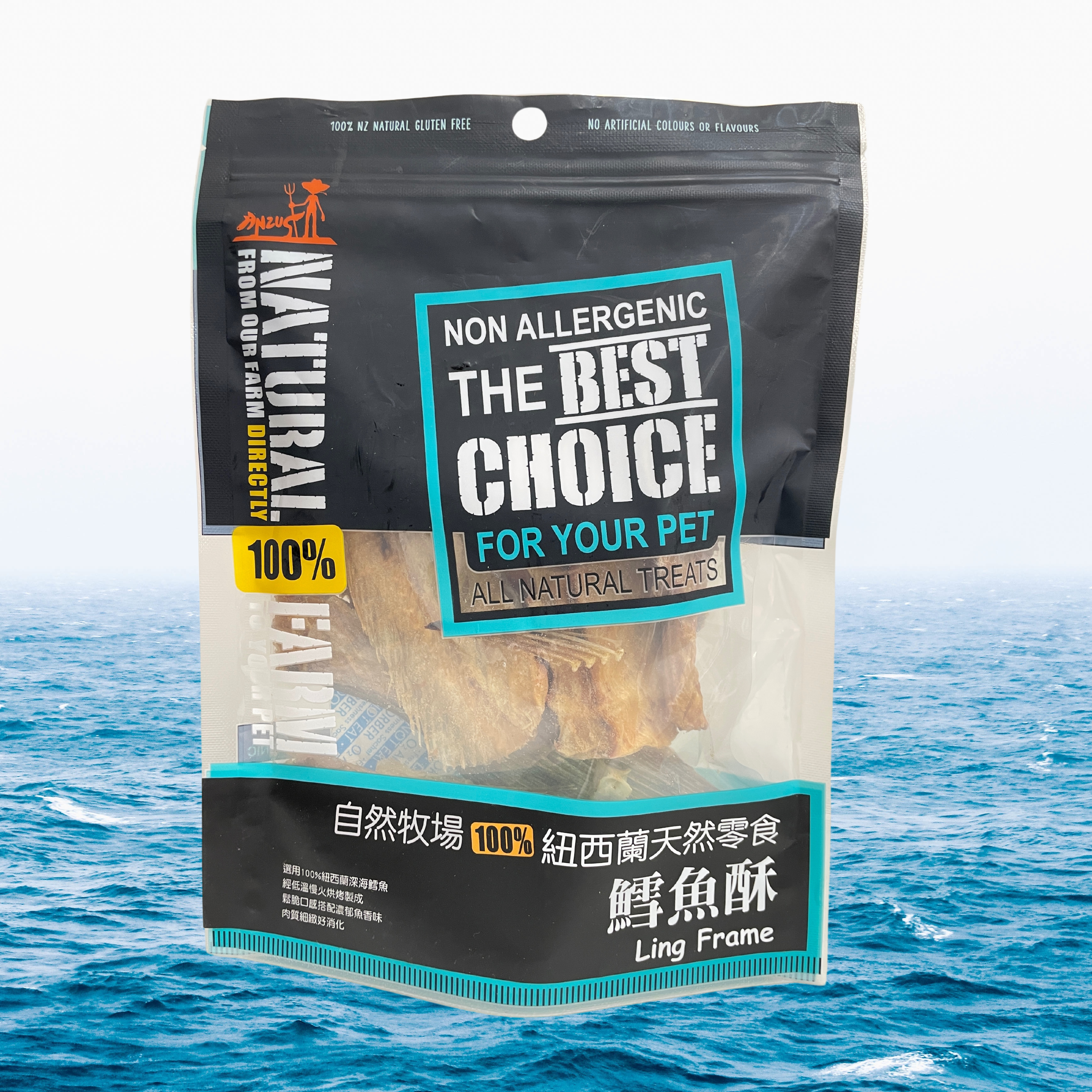 自然牧場 Natural Farm 天然寵物零食 鱈魚酥 Ling Frame 80g