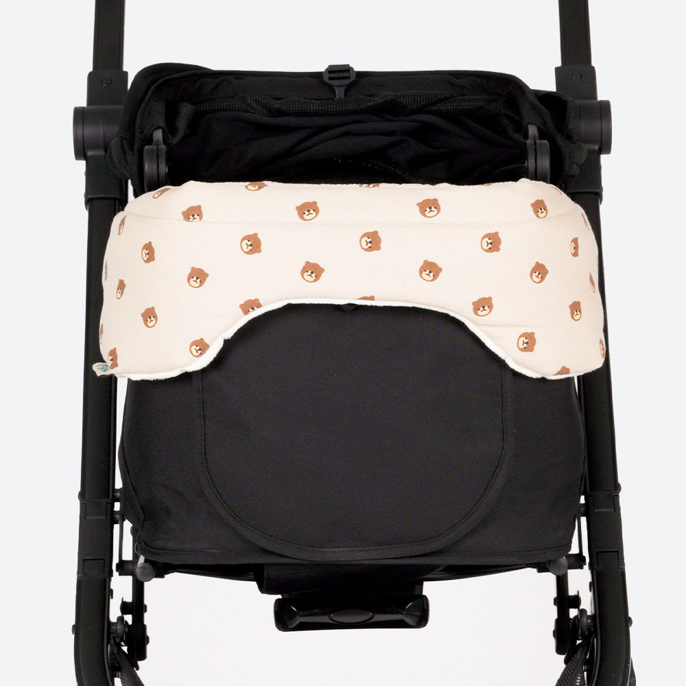 Rottie 寵物推車 杏色熊仔車圍邊 Stroller Round