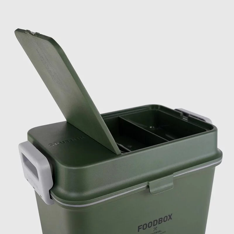 Sputnik Food Storage Green 機能飼料箱 - 軍綠