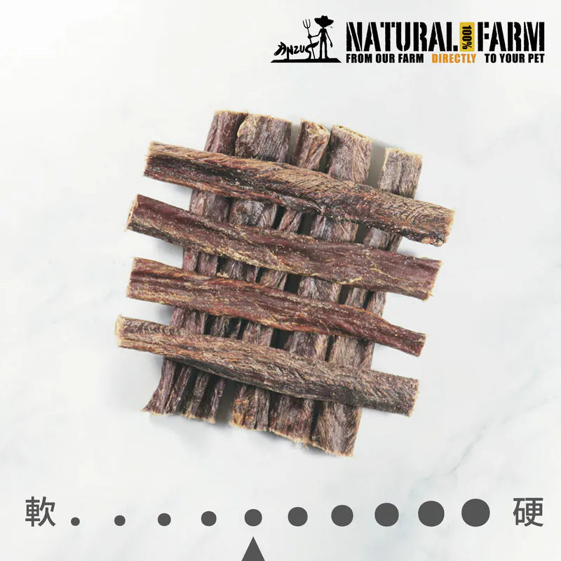 自然牧場 Natural Farm 天然寵物零食 牛肉捲棒 Beef Jerky Sticks 100g
