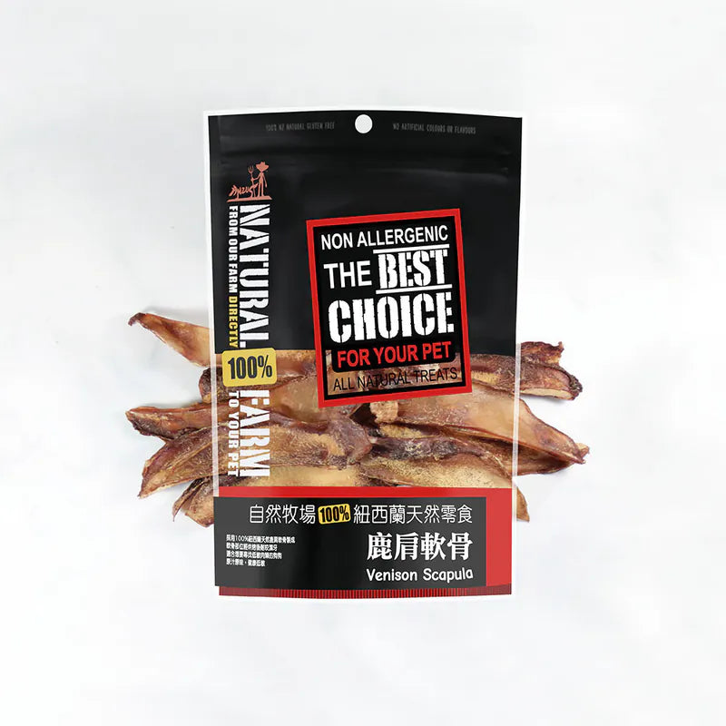自然牧場 Natural Farm 天然寵物零食 鹿肩軟骨 Venison Scapula