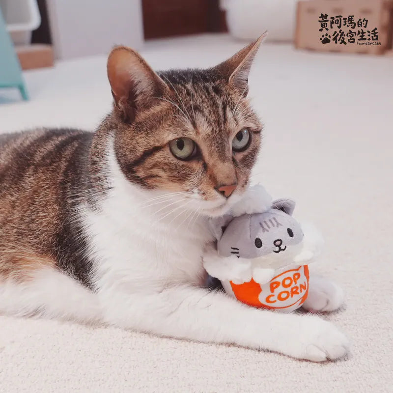 黃阿瑪 美式大餐特濃高級貓草玩具盲盒