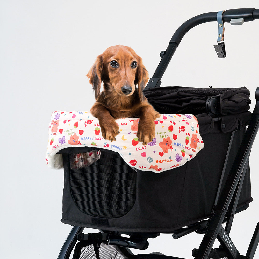 Rottie 寵物推車 粉紅熊仔 Berry Bear 車圍邊 Stroller Round