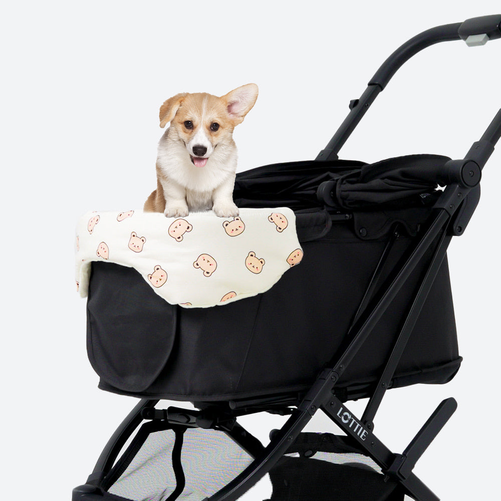 Rottie 寵物推車 卡通熊仔車圍邊