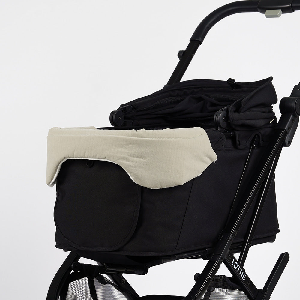 Rottie 寵物推車 灰綠純色車圍邊 Stroller Round