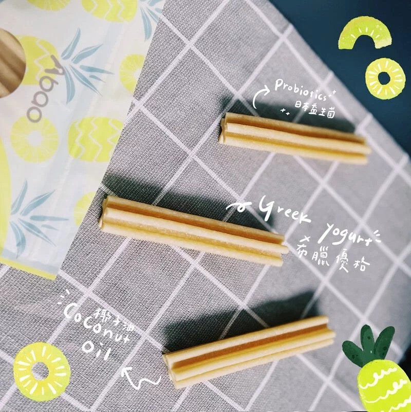 Abao 水果乳酪潔齒棒 菠蘿🍍(15條入)