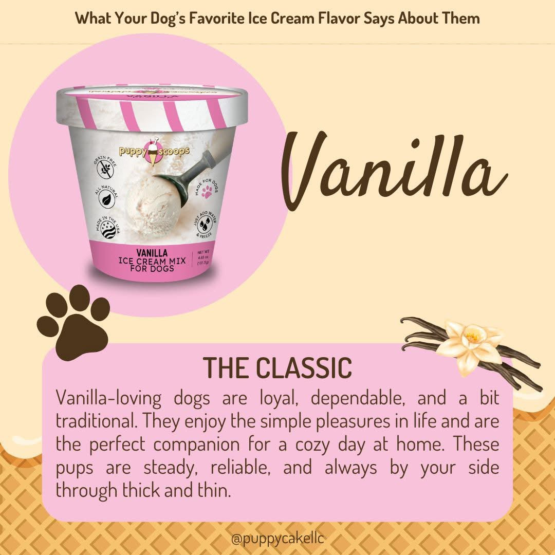 Puppy Scoops Ice Cream Mix Vanilla 雲呢拿雪糕