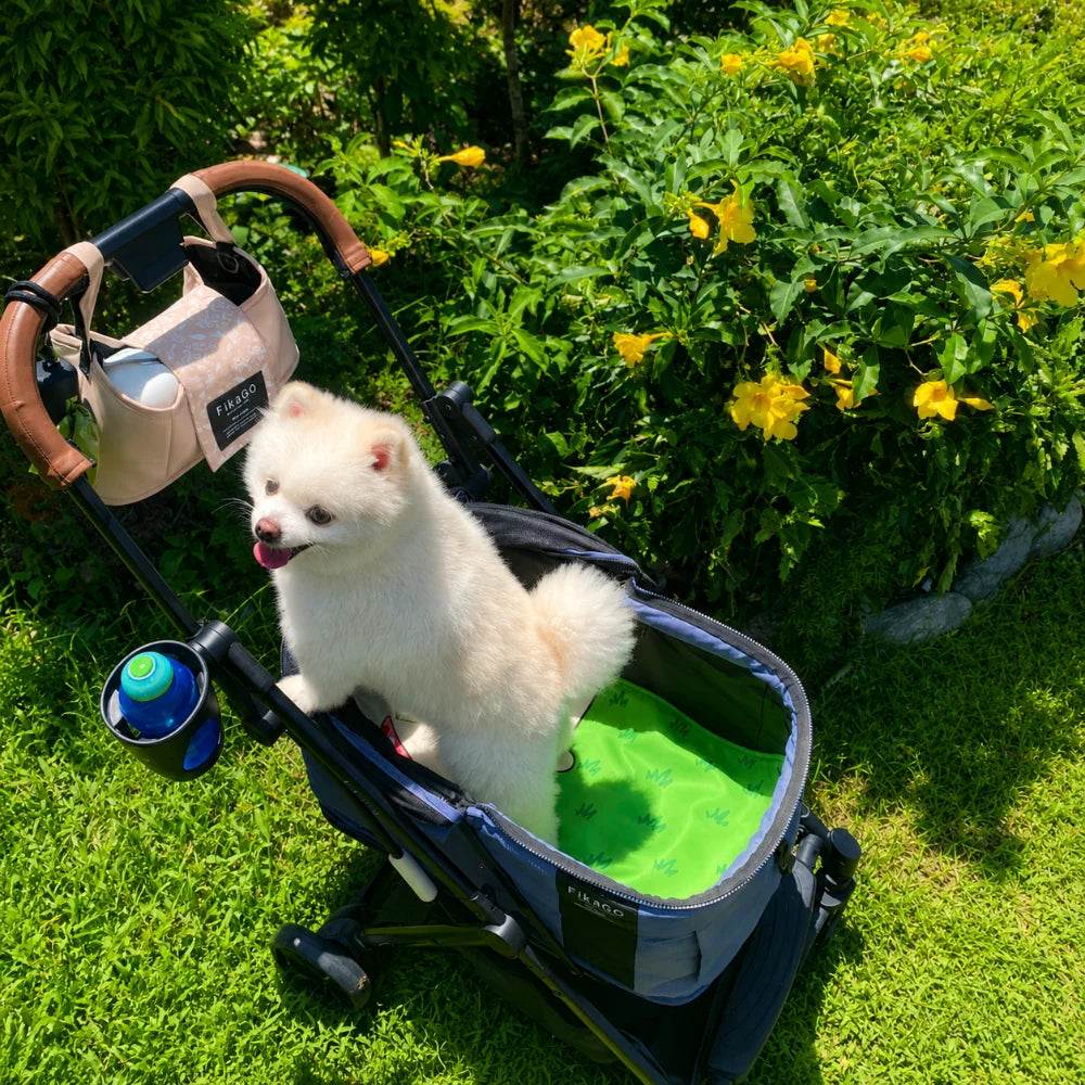 Woof² Meow² x AU-au! 草地野餐冰涼寵物推車墊
