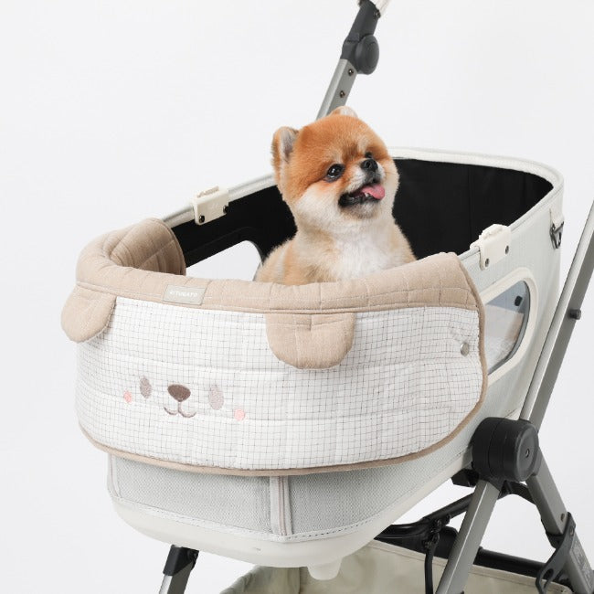【預訂】Ritogato Honeybuney Pet Cart Guard 小熊格仔款寵物推車圍邊 - 啡色