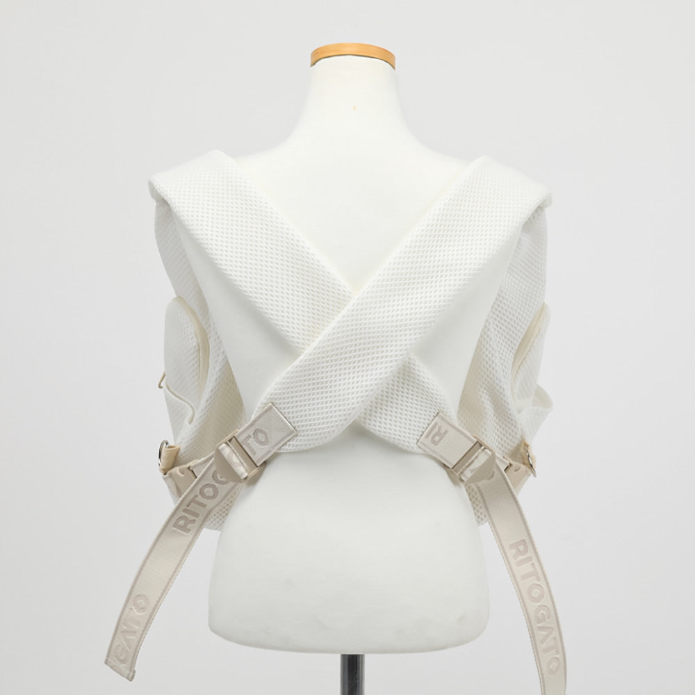 【V7】Ritogato Voddly Plus Front Bag 前孭寵物袋 網袋質料 白色