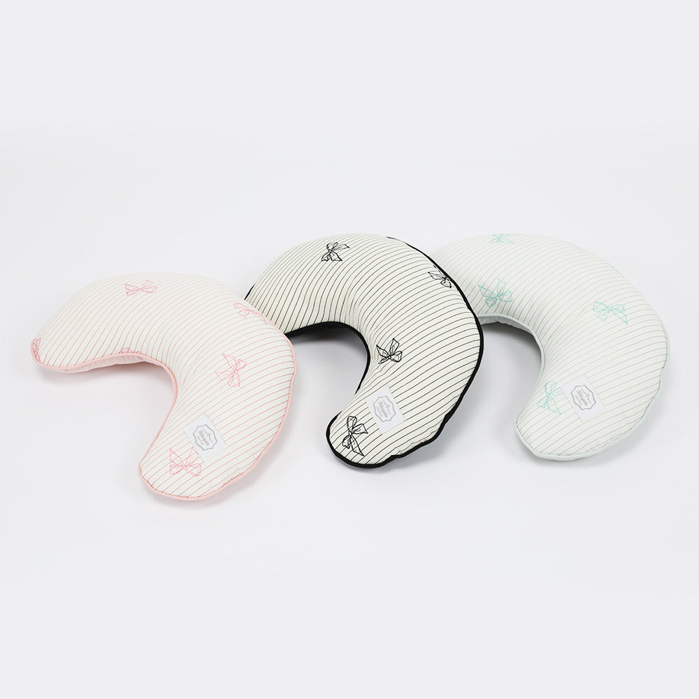 Ritogato Pliant Buggy Cover-up Pillow 蝴蝶結喱士款寵物半月枕 (三色)