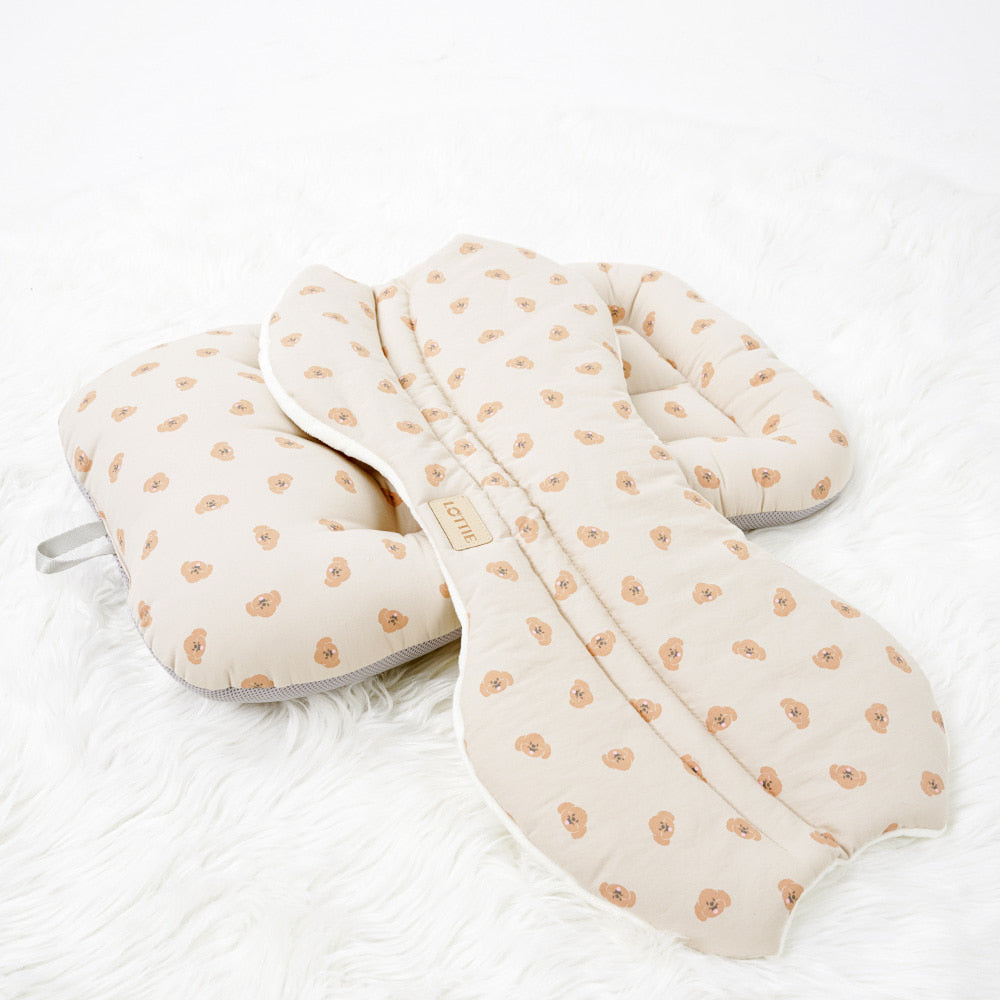 Rottie 寵物推車 杏色Poodle車墊 Stroller Cushion