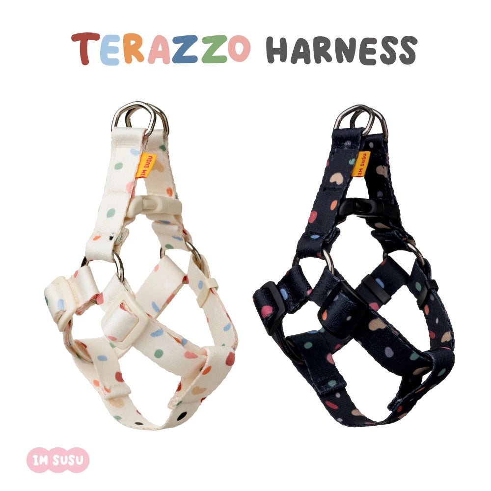 IMSUSU 波點Y型胸背帶 Terazzo Y Harness
