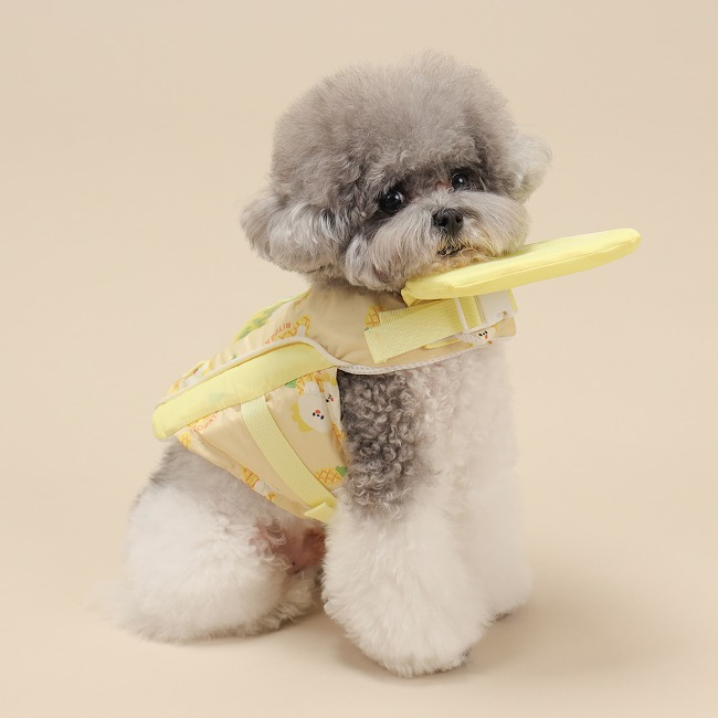 Ritogato 菠蘿寵物救生衣 Swing Heart Yellow Life Jacket