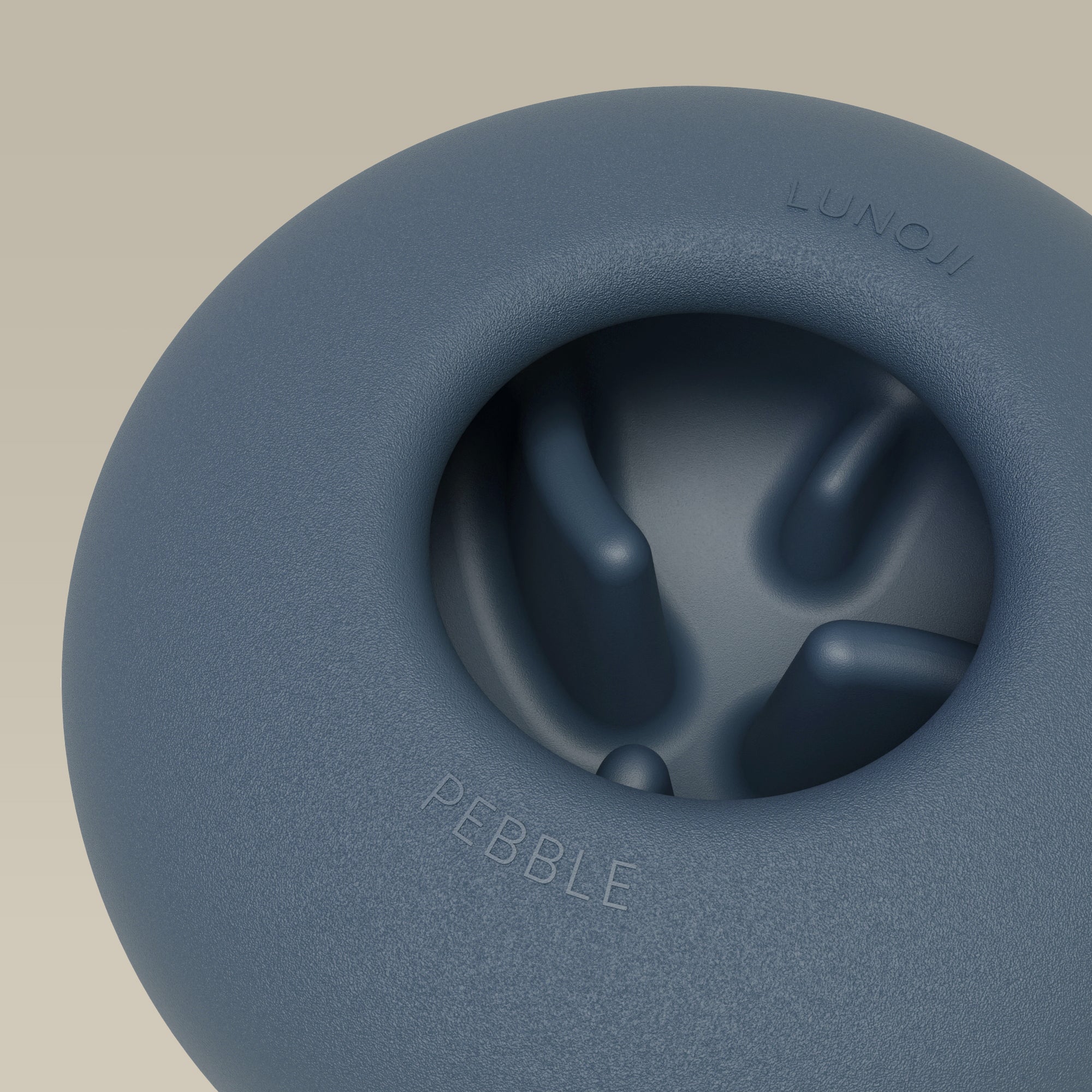 Lunoji Pebble 滾滾樂 二合一慢食漏食玩具 Pebble Slow Feeder