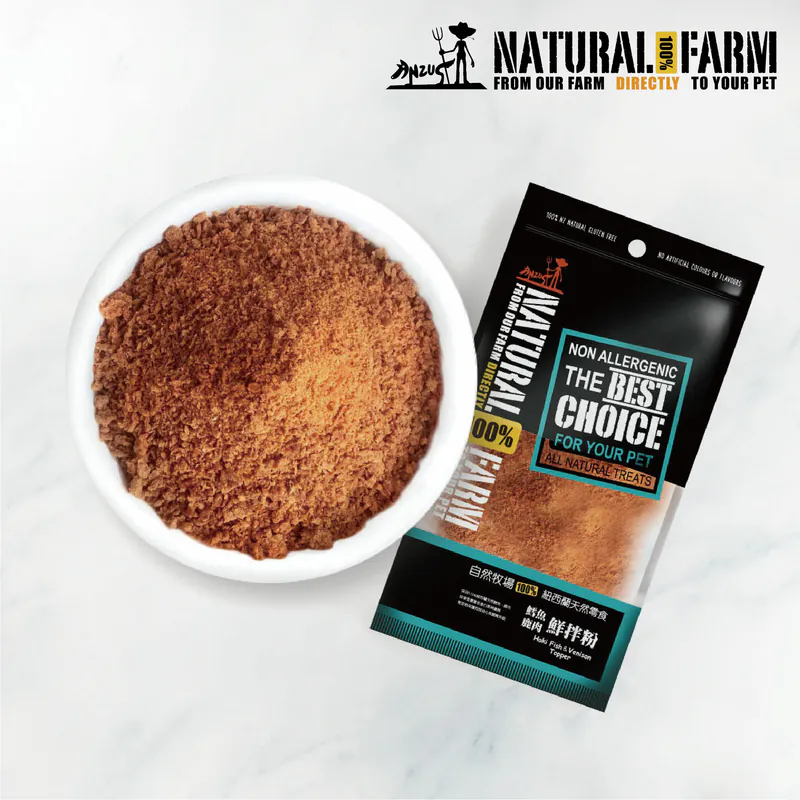 自然牧場 Natural Farm 天然寵物鮮拌粉 鱈魚鹿肉