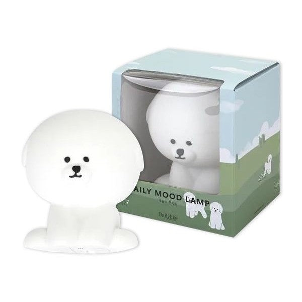 韓國Dailylike 比熊5段觸碰式燈 Bichon Mood Lamp Light