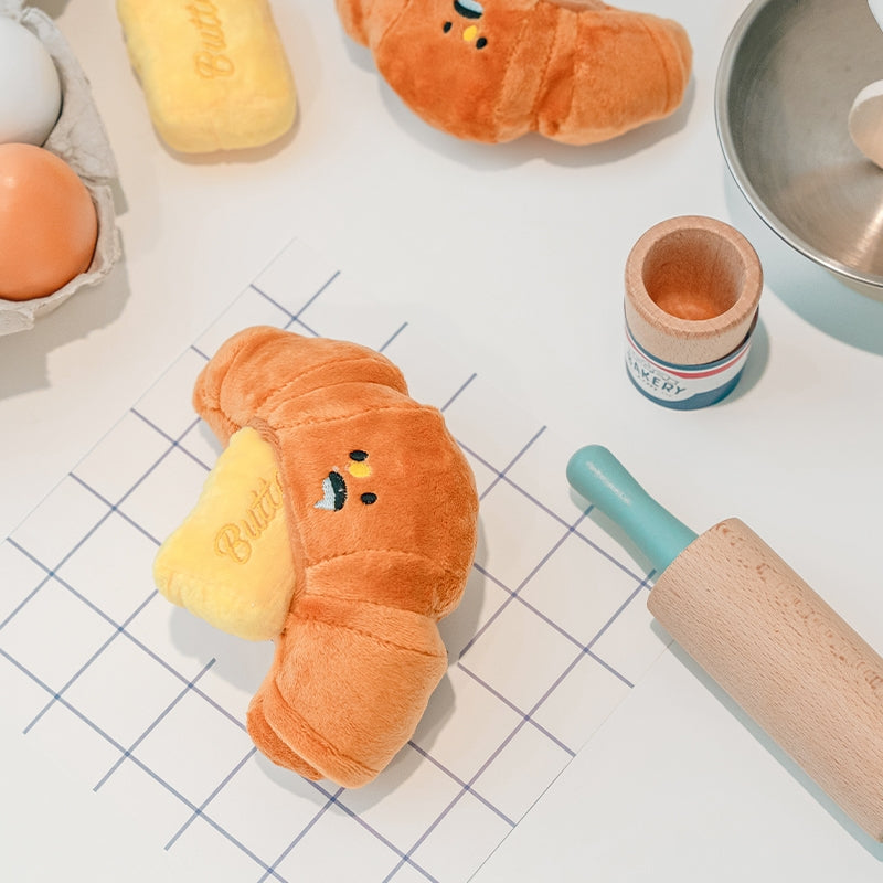 Biteme Croissants Nosework Toy 牛角包牛油藏食玩具