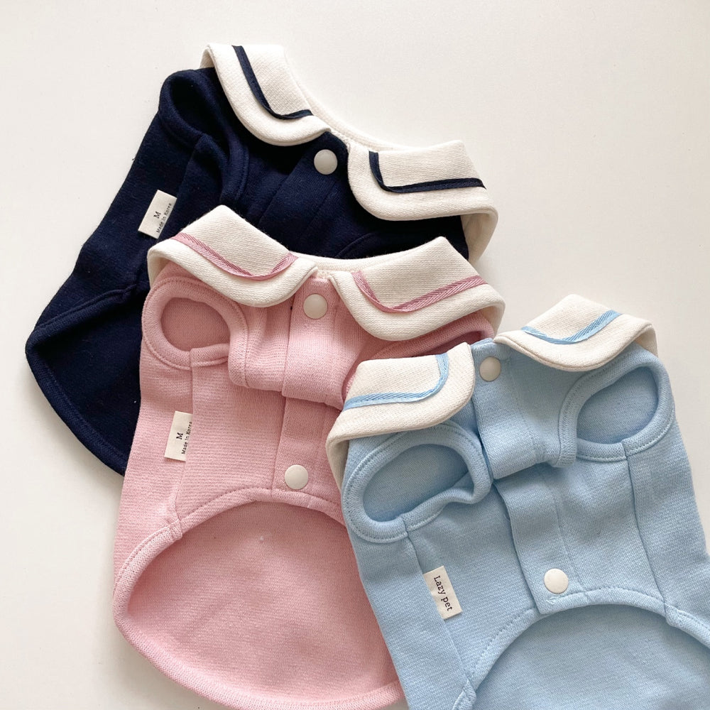 韓國水手服 開胸啪樓 Korea Sailor Uniform (Navy)