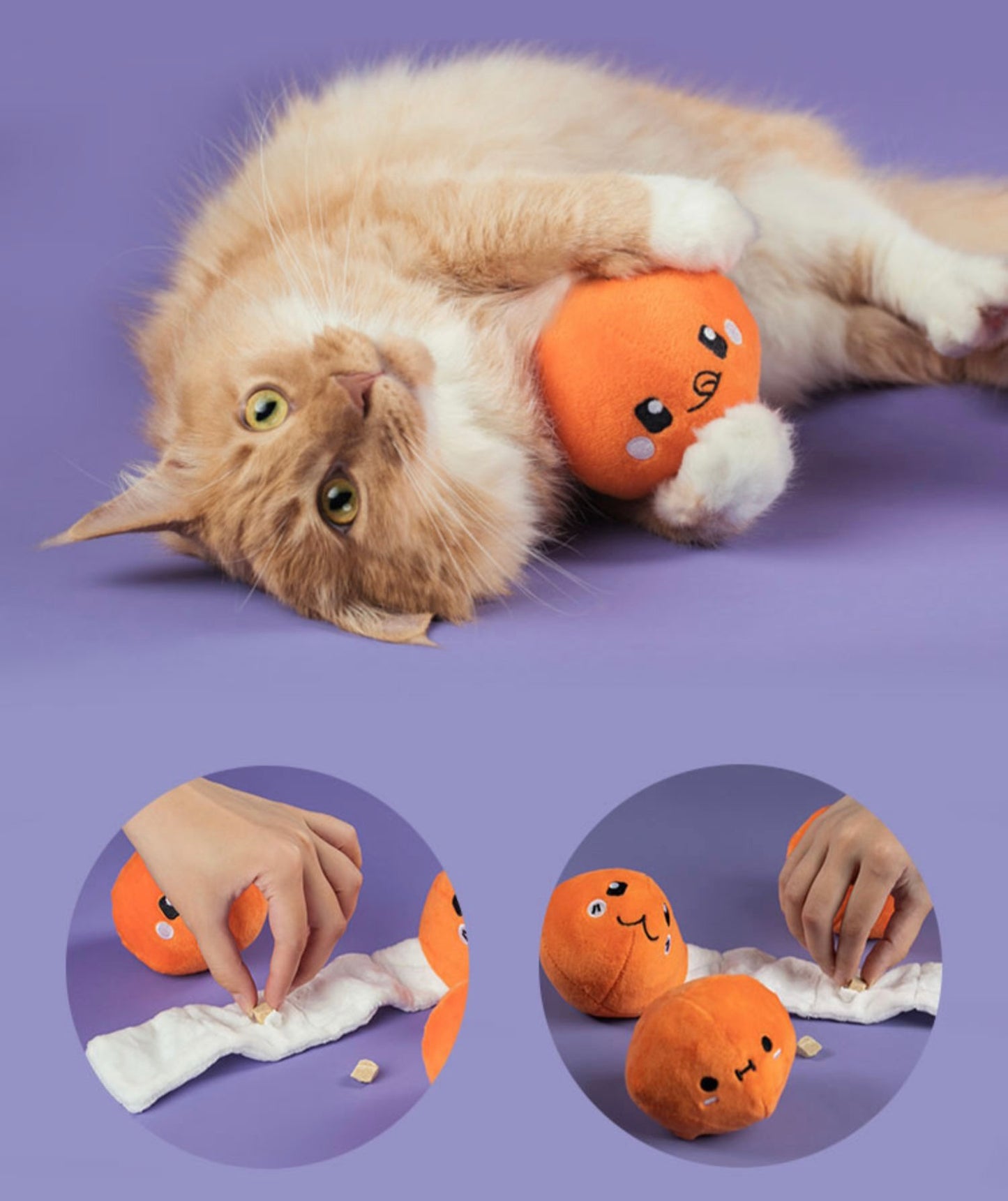 Cheese Ball Snuffle Toy 芝士波波藏食玩具 (貓貓版 含貓草)