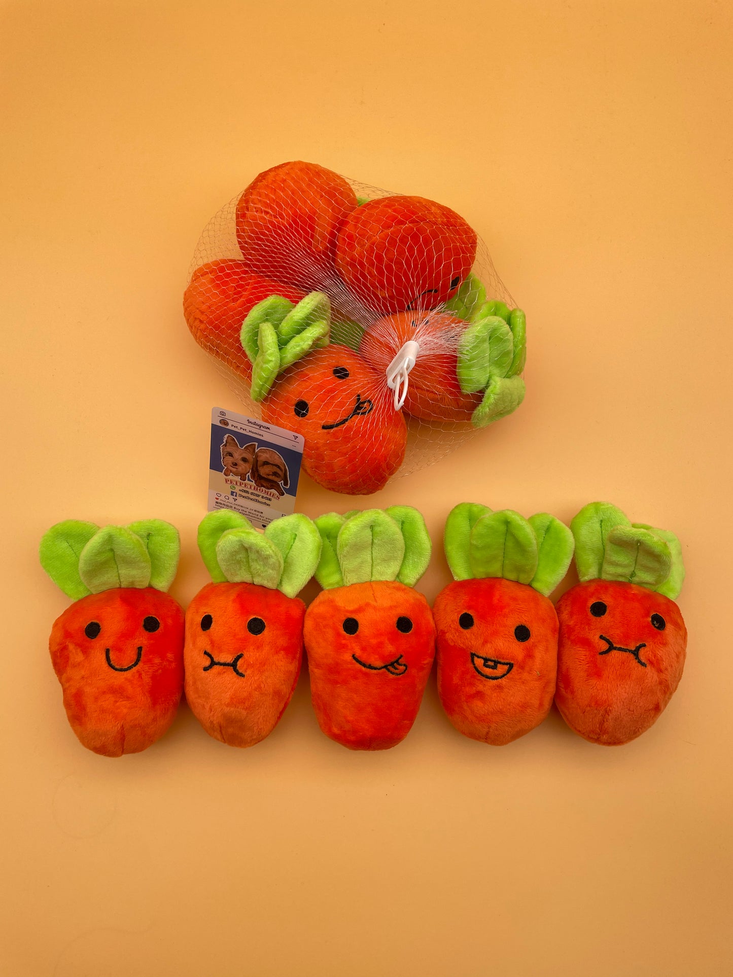 韓國 紅蘿蔔單隻藏食玩具(含有碎紙聲)