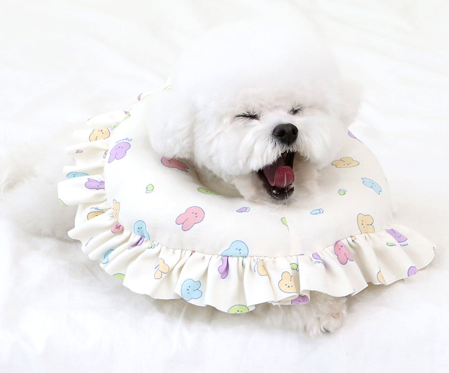 Itsdog Jelly Bunny 花邊防舔咬頸圈 Jelly Bunny anti-bite collar