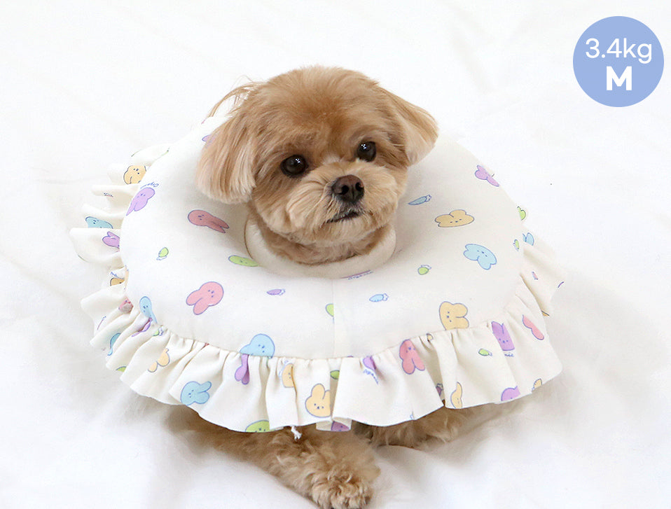Itsdog Jelly Bunny 花邊防舔咬頸圈 Jelly Bunny anti-bite collar