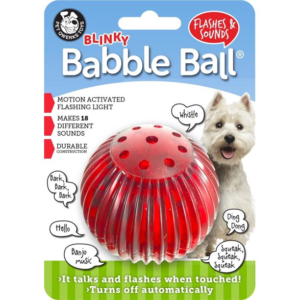 Pet qwerks 2025 blinky babble ball