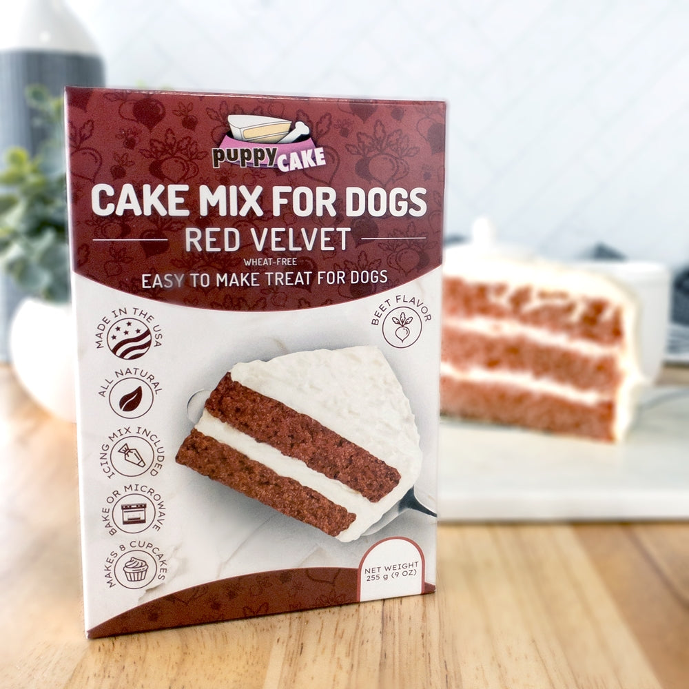 Puppy Cake Mix - 紅絲絨味蛋糕 Red Velvet (wheat-free)