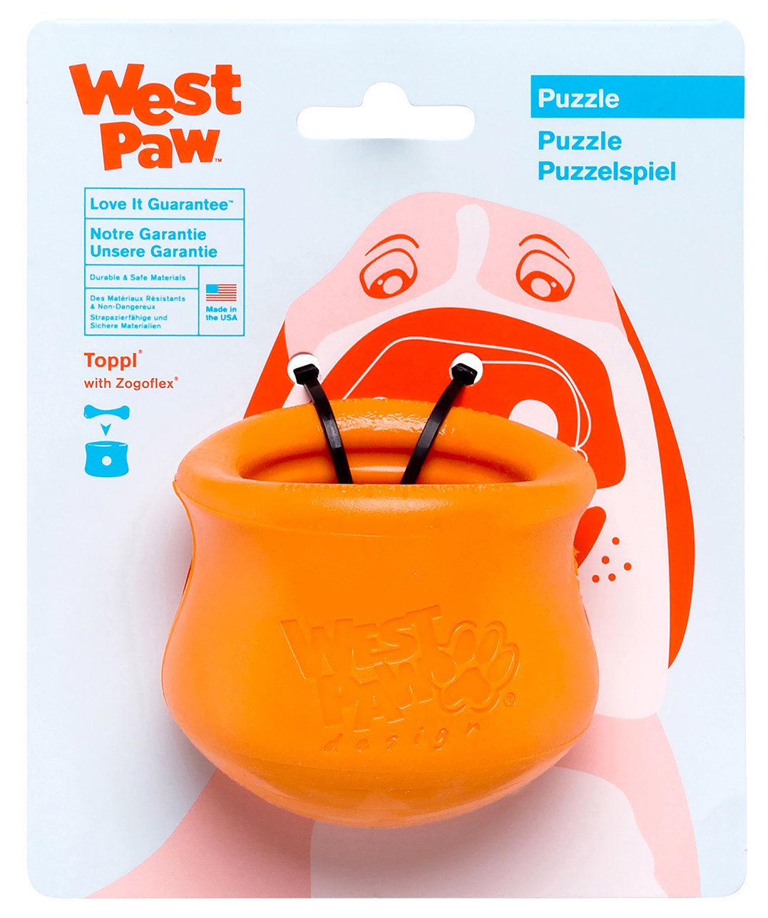 West Paw Toppl 漏食玩具