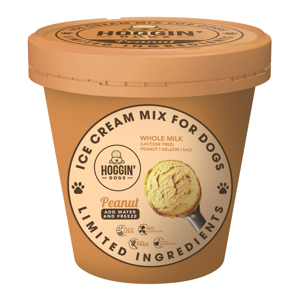 Hoggin' Dogs Ice Cream Mix Peanut 花生醬口味